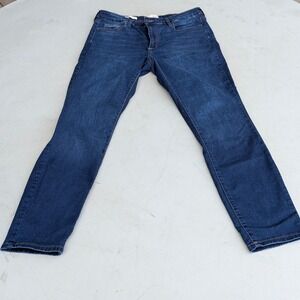 Universal Thread Mid Rise Skinny Jeans Womens Blue Stretch Denim 32x24